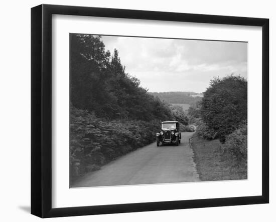 Austin 16 - 6 taking part in a First Aid Nursing Yeomanry trial or rally, 1931-Bill Brunell-Framed Photographic Print
