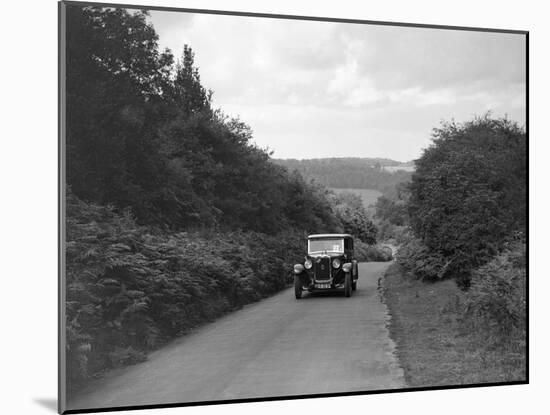 Austin 16 - 6 taking part in a First Aid Nursing Yeomanry trial or rally, 1931-Bill Brunell-Mounted Photographic Print