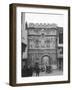 Austin 7 Chummy and Daimler d-back limousine, Christ Church Gate, Canterbury, Kent, c1920-Bill Brunell-Framed Photographic Print