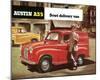 Austin A35 5Cwt Delivery Van-null-Mounted Art Print