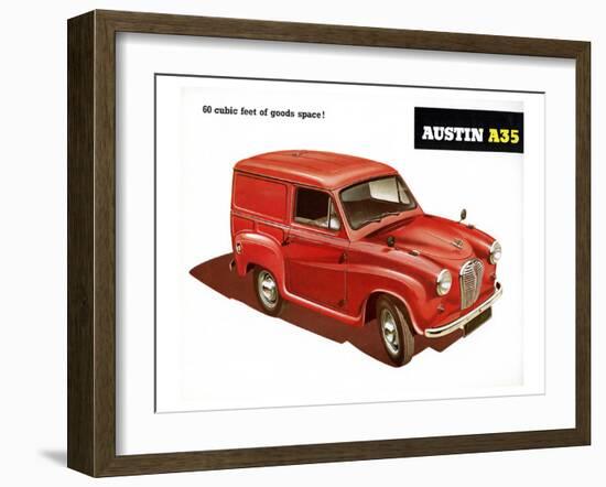 Austin A35 60 Cubic Feet-null-Framed Art Print