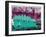 Austin Abstract Skyline II-Emma Moore-Framed Art Print