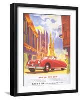 Austin, Austin A90 Cars, UK, 1950-null-Framed Giclee Print