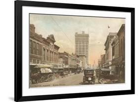 Austin Avenue, Waco, Texas-null-Framed Premium Giclee Print