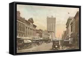 Austin Avenue, Waco, Texas-null-Framed Stretched Canvas