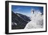 Austin Birrer Gets Loose At Alta, Utah With A Back Flip-Louis Arevalo-Framed Photographic Print