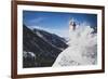 Austin Birrer Gets Loose At Alta, Utah With A Back Flip-Louis Arevalo-Framed Photographic Print