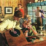 "Teenage Party,"March 1, 1950-Austin Briggs-Giclee Print