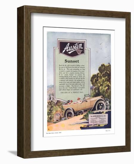 Austin, Cars, UK, 1919-null-Framed Giclee Print