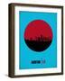 Austin Circle Poster 1-NaxArt-Framed Art Print