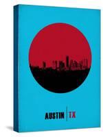 Austin Circle Poster 1-NaxArt-Stretched Canvas
