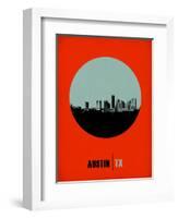 Austin Circle Poster 2-NaxArt-Framed Art Print