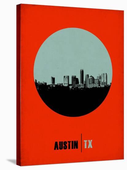 Austin Circle Poster 2-NaxArt-Stretched Canvas