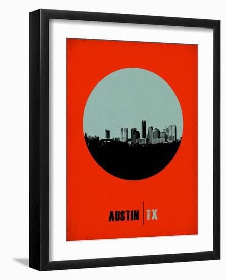 Austin Circle Poster 2-NaxArt-Framed Art Print