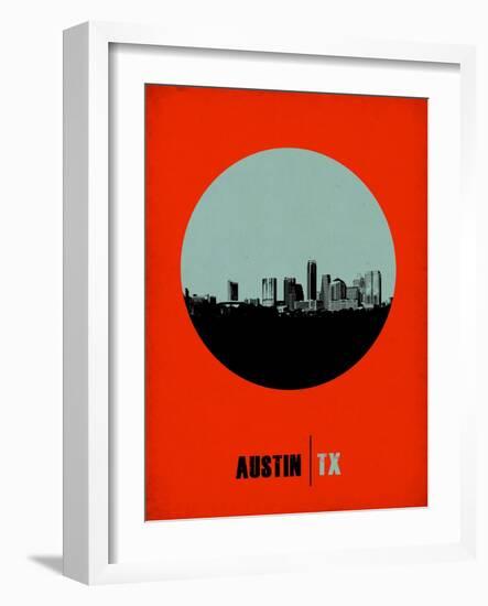 Austin Circle Poster 2-NaxArt-Framed Art Print