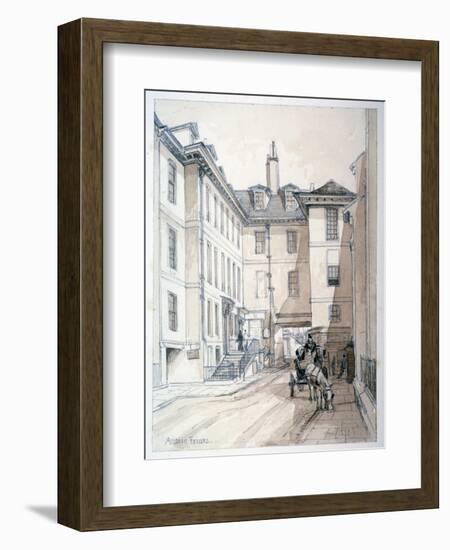 Austin Friars Street, City of London, 1851-Thomas Colman Dibdin-Framed Giclee Print