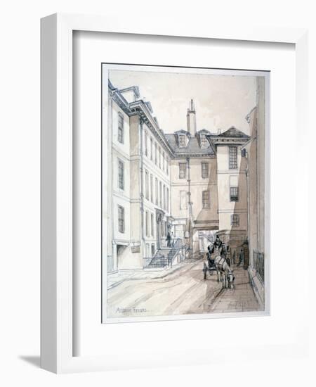 Austin Friars Street, City of London, 1851-Thomas Colman Dibdin-Framed Giclee Print