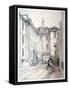 Austin Friars Street, City of London, 1851-Thomas Colman Dibdin-Framed Stretched Canvas