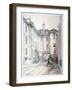 Austin Friars Street, City of London, 1851-Thomas Colman Dibdin-Framed Giclee Print