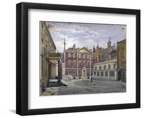 Austin Friars Street, City of London, 1881-John Crowther-Framed Premium Giclee Print