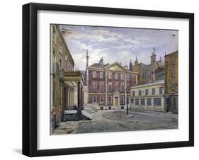 Austin Friars Street, City of London, 1881-John Crowther-Framed Giclee Print