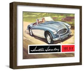 Austin Healey 100 Six 2 Seater-null-Framed Art Print