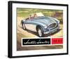 Austin Healey 100 Six 2 Seater-null-Framed Art Print