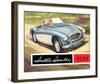 Austin Healey 100 Six 2 Seater-null-Framed Art Print