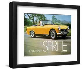 Austin Healey Sprite Mark 4-null-Framed Art Print