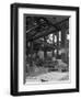 Austin Lorry on a Construction Site, Leeds, West Yorkshire, 1959-Michael Walters-Framed Photographic Print