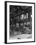 Austin Lorry on a Construction Site, Leeds, West Yorkshire, 1959-Michael Walters-Framed Photographic Print