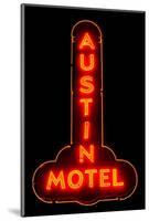 Austin Motel Red-John Gusky-Mounted Photographic Print