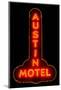 Austin Motel Red-John Gusky-Mounted Photographic Print