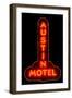 Austin Motel Red-John Gusky-Framed Photographic Print