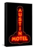 Austin Motel Red-John Gusky-Framed Stretched Canvas