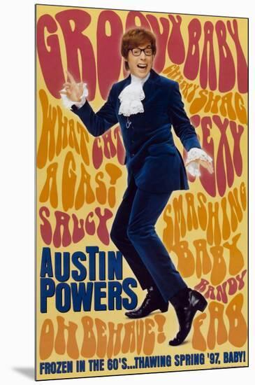 Austin Powers: International Man of Mystery-null-Mounted Poster