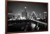 Austin Skyline 2010 B/W-John Gusky-Framed Photographic Print