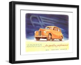 Austin - Sparkling Performance-null-Framed Art Print