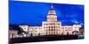 AUSTIN STATE CAPITOL BUILDING, TEXAS - Texas State Capitol Building at dusk-null-Mounted Photographic Print