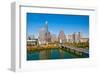 Austin Texas Downtown Skyline-null-Framed Premium Giclee Print