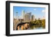 Austin Texas Downtown Skyline-null-Framed Premium Giclee Print