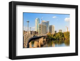 Austin Texas Downtown Skyline-null-Framed Art Print