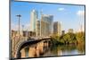 Austin Texas Downtown Skyline-null-Mounted Art Print