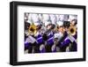 AUSTIN TEXAS - Marching Band celebrate Texas Independence Day Parade on Congress Avenue at the a...-null-Framed Photographic Print