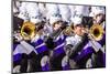 AUSTIN TEXAS - Marching Band celebrate Texas Independence Day Parade on Congress Avenue at the a...-null-Mounted Photographic Print