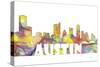 Austin Texas Skyline Mclr 2-Marlene Watson-Stretched Canvas