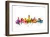 Austin Texas Skyline-Michael Tompsett-Framed Art Print