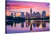 Austin, Texas, USA Skyline on the Colorado River-Sean Pavone-Stretched Canvas