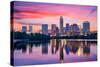 Austin, Texas, USA Skyline on the Colorado River-Sean Pavone-Stretched Canvas