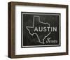 Austin, Texas-John Golden-Framed Giclee Print